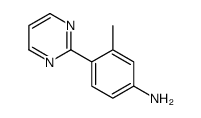 Benzenamine, 3-methyl-4-(2-pyrimidinyl)- (9CI) structure
