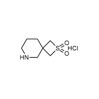 2-硫-6-氮杂螺环[3.5]壬烷2,2-二氧代盐酸盐结构式
