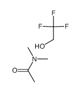 N,N-dimethylacetamide compound with 2,2,2-trifluoroethan-1-ol (1:1)结构式