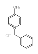 Pyridinium,4-methyl-1-(phenylmethyl)-, chloride (1:1)结构式