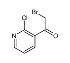 2-bromo-1-(2-chloropyridin-3-yl)ethanone Structure
