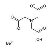 beryllium,2-[carboxylatomethyl(carboxymethyl)amino]acetate Structure