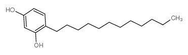 4-十二烷基间苯二酚结构式