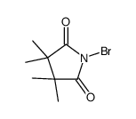 1-bromo-3,3,4,4-tetramethylpyrrolidine-2,5-dione结构式