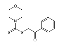 phenacyl morpholine-4-carbodithioate结构式
