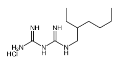1-(2-ethylhexyl)biguanide monohydrochloride Structure