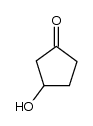 3-羟基环戊烷-1-酮结构式