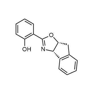 2-[(3aS,8aR)-3a,8a-二氢-8H-茚并[1,2-d]噁唑-2-基]苯酚结构式