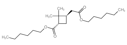 Cyclobutaneacetic acid,3-carboxy-2,2-dimethyl-, dihexyl ester (6CI,8CI) picture
