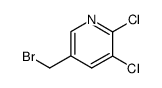 5-(Bromomethyl)-2,3-dichloropyridine Structure