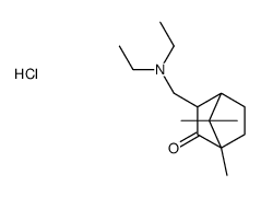 diethyl-[(4,7,7-trimethyl-3-oxo-2-bicyclo[2.2.1]heptanyl)methyl]azanium,chloride Structure