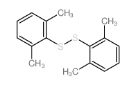 Disulfide,bis(2,6-dimethylphenyl) Structure