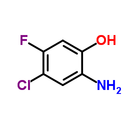 2-Amino-4-chloro-5-fluorophenol Structure