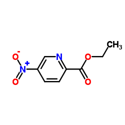 5-硝基吡啶甲酸乙酯结构式