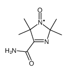 2,2,5,5-tetramethyl-4-amido-3-imidazoline-1-oxyl Structure