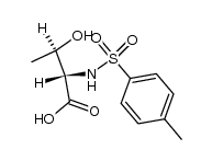 N-(p-tolylsulfonyl)threonine Structure