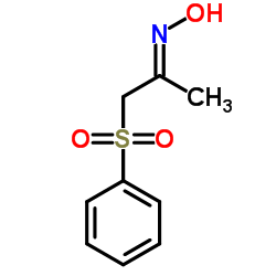 (2E)-1-(Phenylsulfonyl)acetone oxime Structure