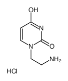 1-(2-氨基-乙基)-1H-嘧啶-2,4-二酮盐酸盐结构式