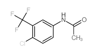 N-[4-氯-3-(三氟甲基)苯基]-乙酰胺结构式