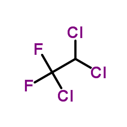 1,2,2-三氯-1,1-二氟乙烷结构式