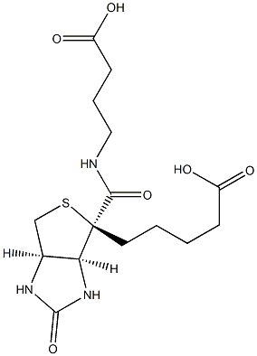 4-((Biotinoyl)amino)Butyric acid Structure