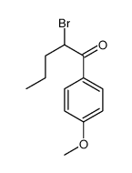 2-溴-1-(4-甲氧基苯基)-1-戊酮结构式