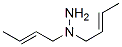 1,1-Di(2-butenyl)hydrazine Structure