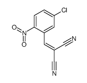 [(5-Chloro-2-nitrophenyl)methylene]malononitrile structure