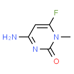 2(1H)-Pyrimidinone,4-amino-6-fluoro-1-methyl-(9CI) Structure