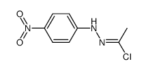 N-(p-Nitrophenyl)ethanehydrazonoyl chloride Structure