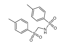 N-(p-toluenesulfonylmethyl)-p-toluenesulfonamide Structure