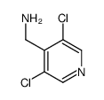 (3,5-二氯-4-吡啶)甲胺结构式