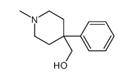 (1-甲基-4-苯基-哌啶-4-基)-甲醇结构式