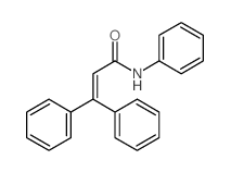 2-Propenamide,N,3,3-triphenyl- Structure