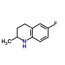 6-氟-1,2,3,4-四氢-2-甲基喹啉结构式