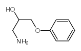 1-氨基-3-(苯氧基)丙-2-醇结构式