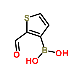 (2-Formyl-3-thienyl)boronic acid Structure