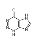 1,5-二氢-4H-咪唑并[4,5-d]-1,2,3-三嗪-4-酮结构式