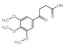 4-oxo-4-(3,4,5-trimethoxyphenyl)butanoic acid结构式