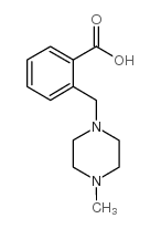 2-(4-甲基哌嗪-1-基甲基)苯甲酸结构式