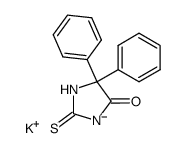 potassium salt of 5,5-diphenyl-2-thiohydantoin结构式