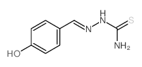 4-羟基苯(甲)醛硫代缩氨基脲结构式
