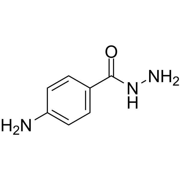4-氨基苯甲酰肼结构式