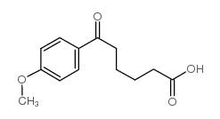 6-(4-methoxyphenyl)-6-oxohexanoic acid结构式