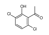 1-(3,6-dichloro-2-hydroxyphenyl)ethanone结构式