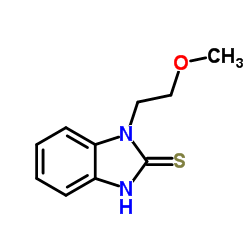 1-(2-Methoxy-ethyl)-1H-benzoimidazole-2-thiol structure