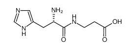 L-histidyl-β-alanine Structure