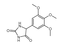 5-(3,4,5-trimethoxy-phenyl)-imidazolidine-2,4-dione结构式