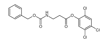benzyloxycarbonyl-β-alanine 2,4,5-trichlorophenyl ester结构式