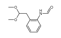 N-[2-(2,2-Dimethoxy-ethyl)-phenyl]-formamide结构式